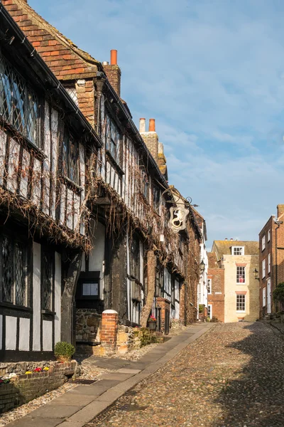 View of the Mermaid Inn in Rye East Sussex — Stock Photo, Image