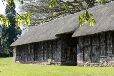 St Fagans National Museum Cardiff 19 Nisan 2015 tarihinde Stryd Lydan ahırda
