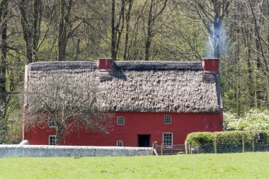 Kennixton çiftlik evinde St Fagans National History Museum Cardiff 19 Nisan 2015 tarihinde