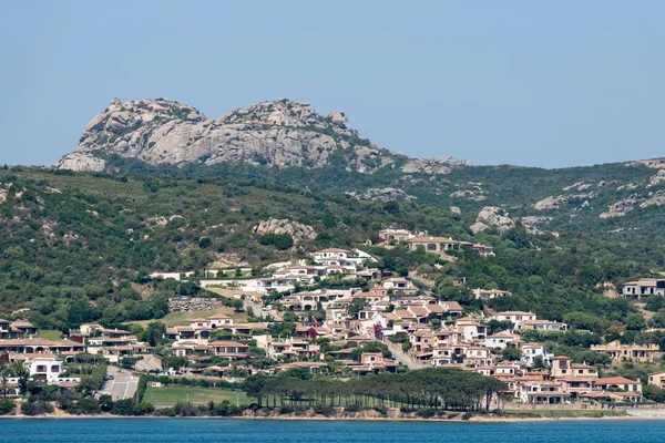 Weergave van Cannigione in Sardinië — Stockfoto