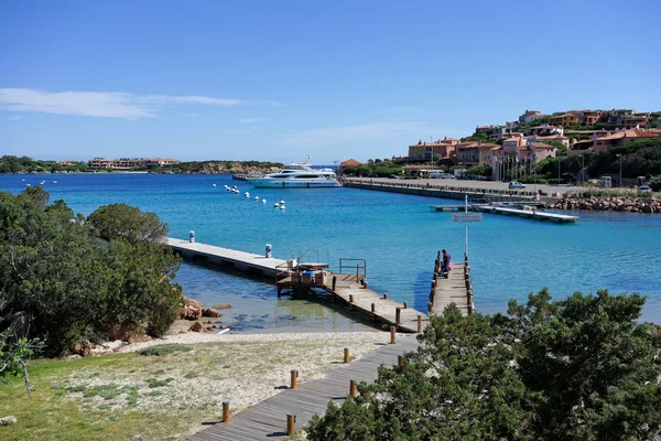 Steiger in Porto Cervo — Stockfoto