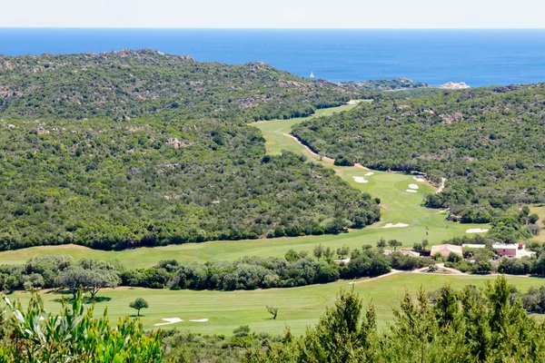 Pevero Golf Club in de buurt van Cala di Volpe in Sardinië — Stockfoto