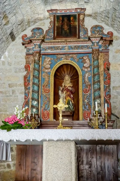 Interior de la Iglesia de Santa Ana en Arzachena Cerdeña —  Fotos de Stock