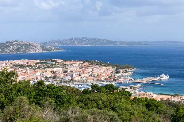 Kijk naar Palau in Sardinië — Stockfoto