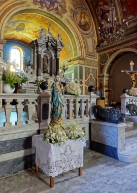 Arzachena Sardinya üstünde-ebilmek 20 Aziz Anna Kilisesi altar, 