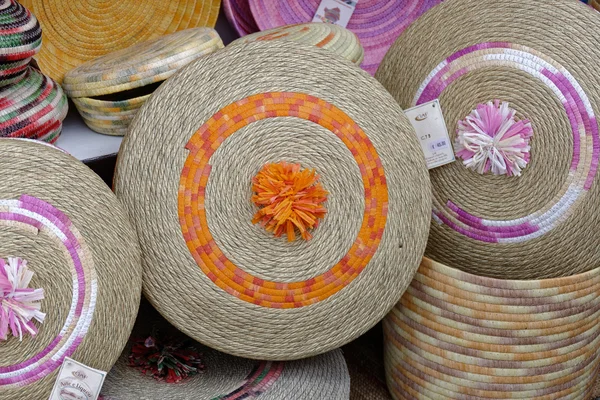 Venta de cestas en Santa Teresa Gallura Cerdeña —  Fotos de Stock