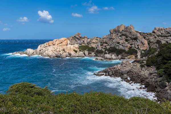 O litoral em Capo Testa Sardenha — Fotografia de Stock