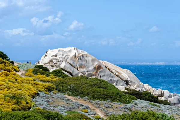 La costa de Capo Testa Cerdeña — Foto de Stock