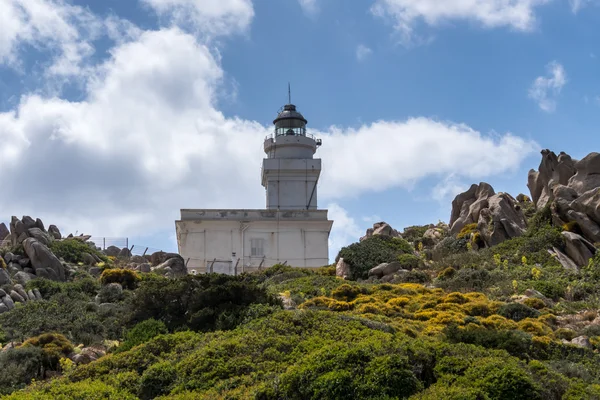 Fyren på Capo Testa Sardinien — Stockfoto