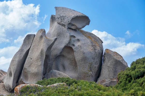 O litoral em Capo Testa Sardenha — Fotografia de Stock