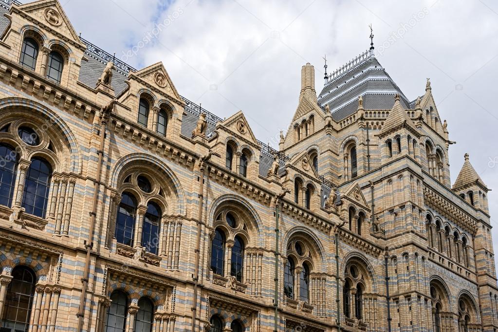 Exterior view of the Natural History Museum in London on June 10