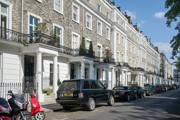 View of the houses in  Thurloe Square London on June 10, 2015 — Stock Photo, Image