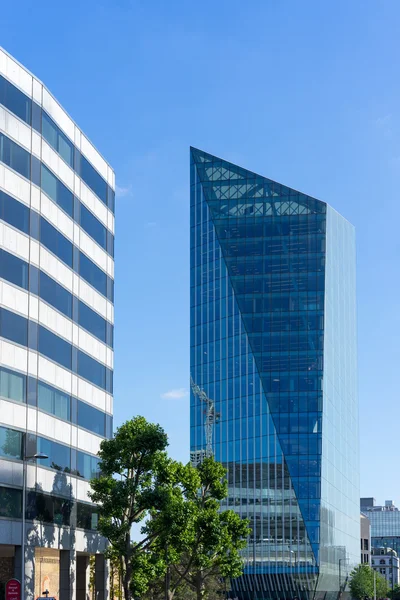 Moderne bygninger på Southbank i London 10. juni 2015 – stockfoto