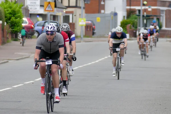 Velethon Bisiklete binme olay Cardiff katılan bisikletçiler — Stok fotoğraf