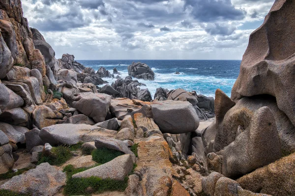 Formazione rocciosa a Capo Testa Sardegna — Foto Stock