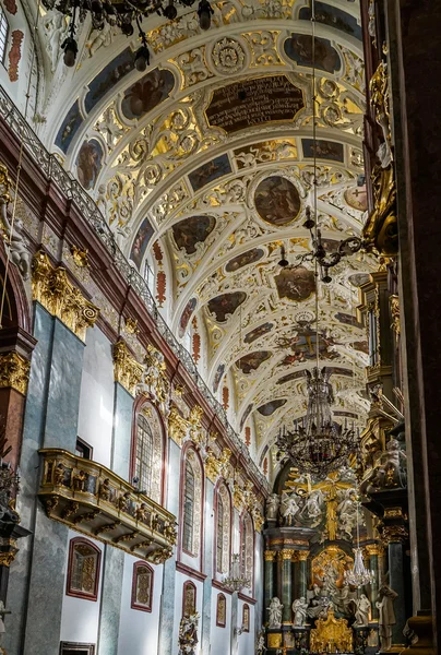 Vista parcial Mosteiro Jasna Gora em Czestochowa Polônia em setembro — Fotografia de Stock