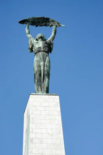 Part of the Liberty or Freedom Statue in Budapest on September 2 — Stockfoto