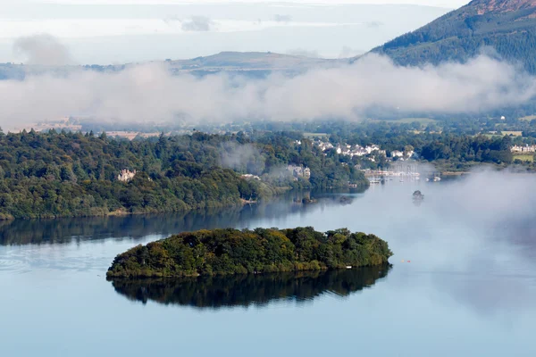 Θέα από την έκπληξη Θέα κοντά στο Derwentwater — Φωτογραφία Αρχείου