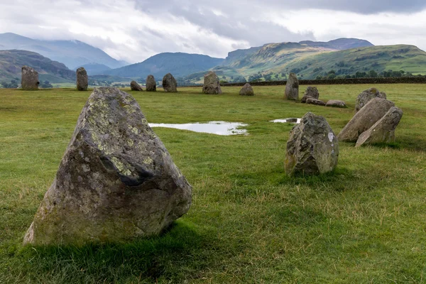 Cerchio di pietra di Castlerigg — Foto Stock