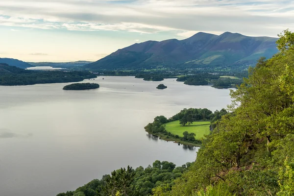 Niespodzianka widok Derwentwater — Zdjęcie stockowe