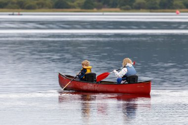 LOCH INSH, BADENOCH and STRATHSPEY/SCOTLAND - AUGUST 25 : Mother