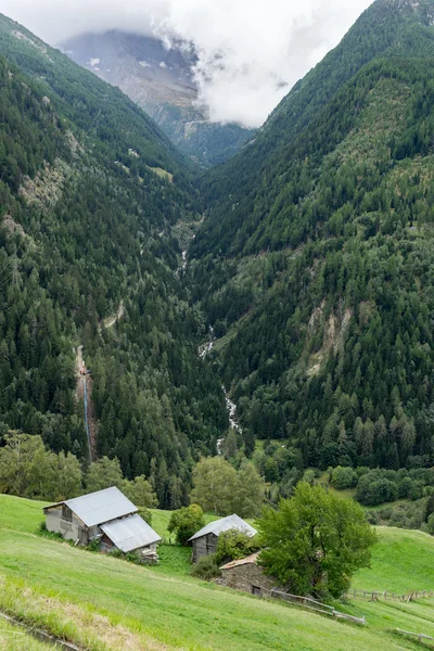 Paso de Simplon, Suiza / Europa - 16 de septiembre: la vista desde la — Foto de Stock