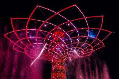 Milan, İtalya / Avrupa - 20 Eylül: hayat ağacı MIL Expo'da