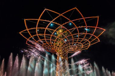 Milan, İtalya / Avrupa - 20 Eylül: hayat ağacı MIL Expo'da