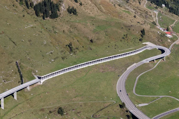 Gotthard 패스, 스위스 / 유럽-9 월 21 일:에서 보기는 — 스톡 사진
