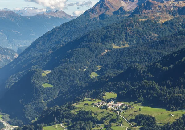 PASSE GOTTHARD, SUISSE / EUROPE - 21 SEPTEMBRE : Vue de la — Photo