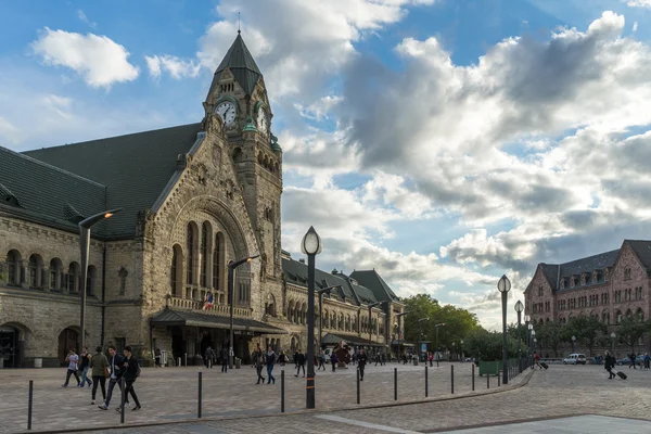 METZ, FRANCE/ EUROPE - SEPTEMBER 24: View of the Station in Metz — Stock Photo, Image