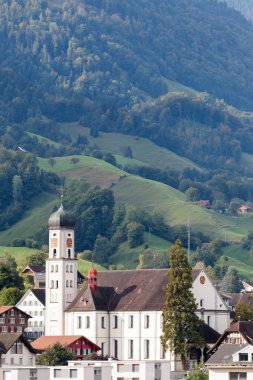 SACHSELN, SWITZERLAND/ EUROPE - SEPTEMBER 22: View of St. Theodu