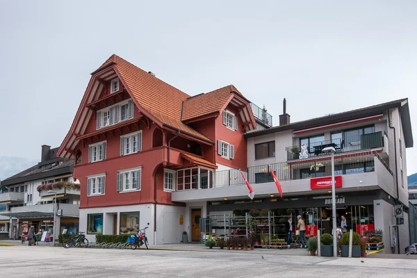 SACHSELN, SWITZERLAND/ EUROPE - SEPTEMBER 22: View of the shoppi — Stock Photo, Image