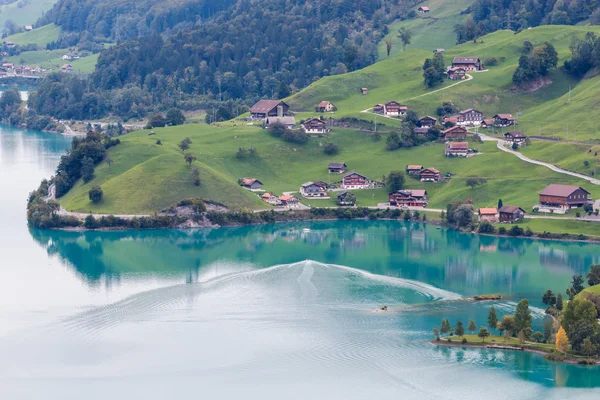 Brienz, schweiz / europa - 22. september: blick bei brienz in — Stockfoto