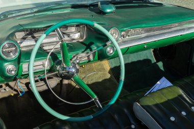 BRUGES, BELGIUM/ EUROPE - SEPTEMBER 25: Interior of a Cadillac w