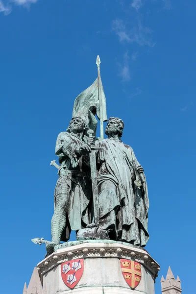 BRUGES, BELGIO / EUROPA - SETTEMBRE 26: Jan Breydel e Peter De — Foto Stock