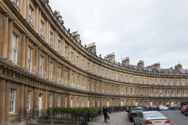 BATH, ENGLAND/ EUROPE - OCTOBER 18: View of The Circus in Bath S — Stock Photo, Image