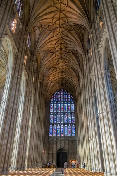 CANTERBURY, KENT / UK - NOVEMBRO 12: Vista interior de Canterbury — Fotografia de Stock