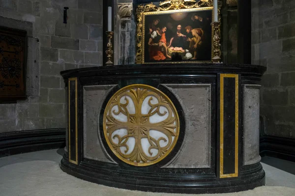 CANTERBURY, KENT / UK - 12 NOVEMBRE: Altare a Canterbury Cathedra — Foto Stock