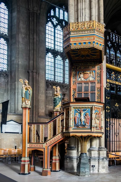 CANTERBURY, KENT / UK - NOVEMBER 12: View of the Pulpit in Canter — стоковое фото