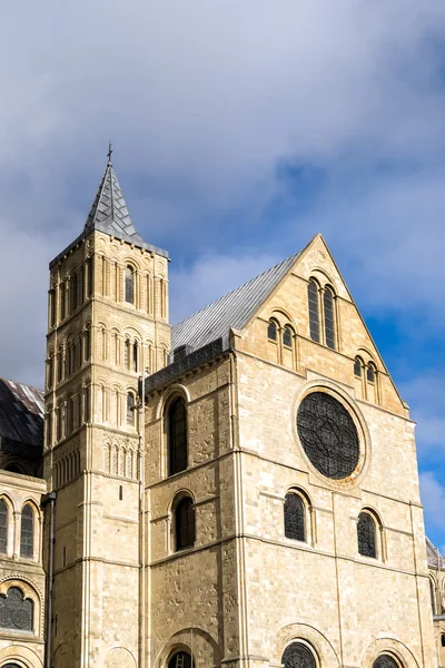 坎特伯雷大教堂坎特伯雷、 肯特/英国-11 月 12 日: 视图 — 图库照片