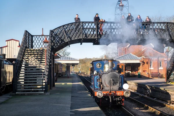 Sheffield park, east sussex / uk - 22. november: bluebell steam tr — Stockfoto