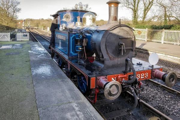 Sheffield Park, East Sussex/Uk - 22 November: Bluebell Steam Tr — Stockfoto