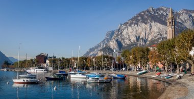LAKE COMO, ITALY/EUROPE - OCTOBER 29 : Boats at Lake Como Lecco 