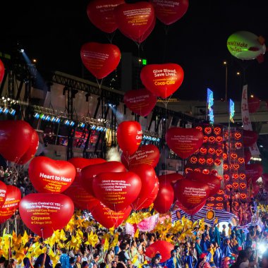 Singapur - 3 Şubat: Çingay Festivali 2012 Singapur f