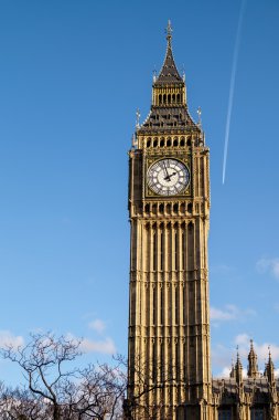 Londra - Aralık 9: Londra'da 9 Aralık günü 20 Big Ben görünümünü yakından