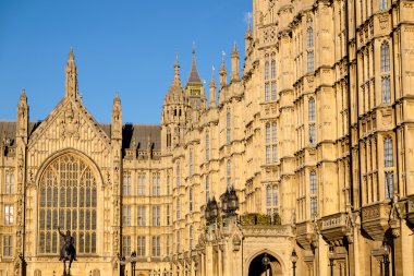 Londra - Aralık 9: Londra Meclis'te evlerin görünümünü d