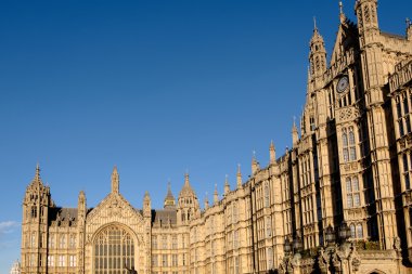 Londra - Aralık 9: Londra Meclis'te evlerin görünümünü d