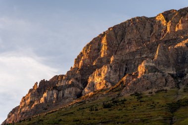 glacier Ulusal Parkı manzaralı görünüm