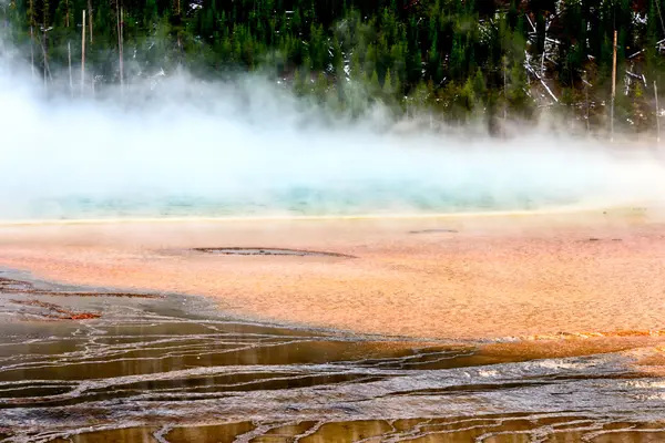View of the Grand Prismatic Spring — Stock Photo, Image